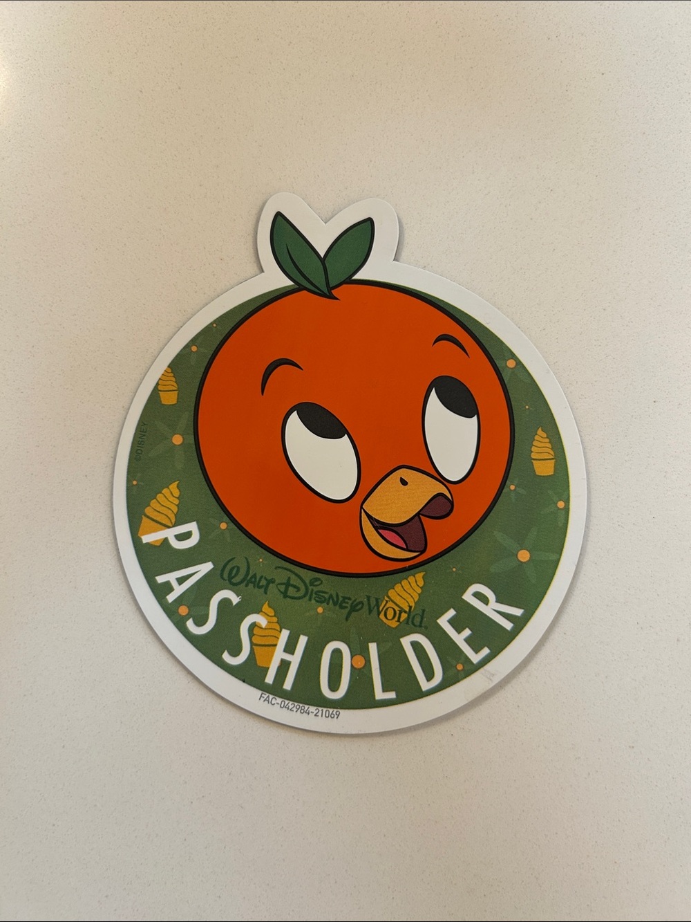 Disney Orange Bird Magnet